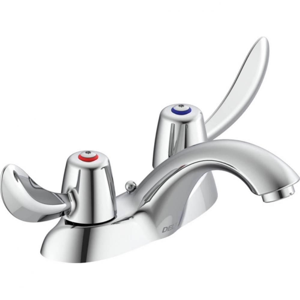 Commercial 21C: Two Handle Centerset Bathroom Faucet with Chain Stay