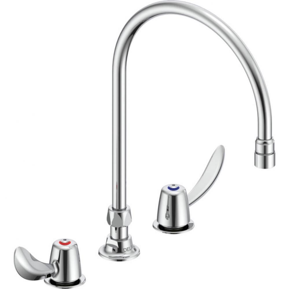 Commercial 27C1 / 27C2: Two Handle 8&apos;&apos; Below Deck Mount Faucet