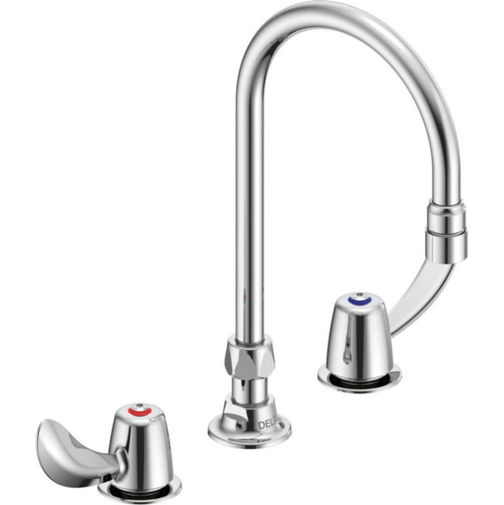 Commercial 27C1 / 27C2: Two Handle 8&apos;&apos; Below Deck Mount Faucet