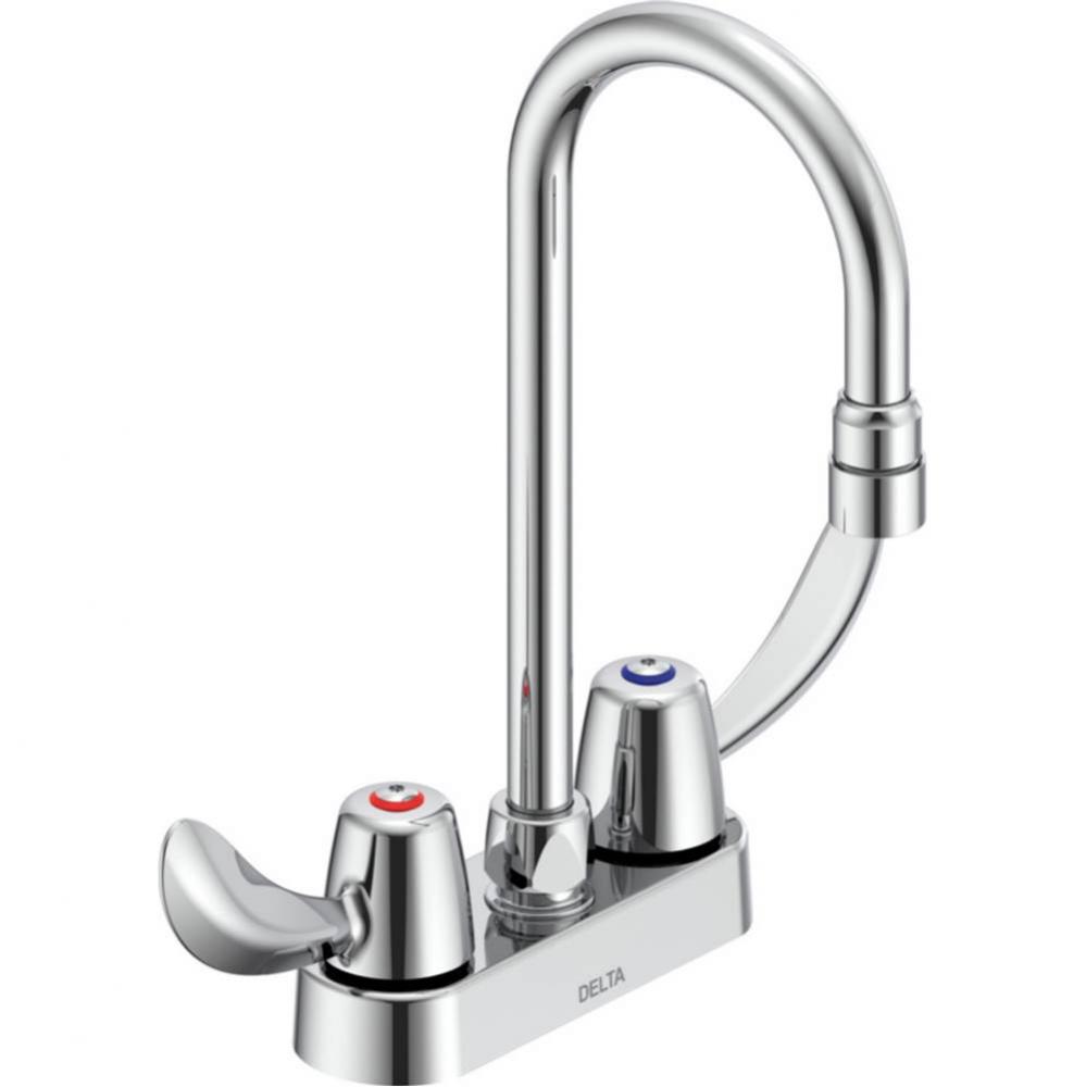 Commercial 27C4 / 27C5 / 27C6: Two Handle 4&apos;&apos; Deck Mount Faucet