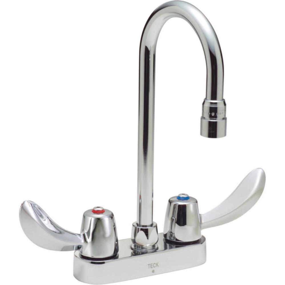 Commercial 27C4 / 27C5 / 27C6: Two Handle 4&apos;&apos; Deck Mount Faucet