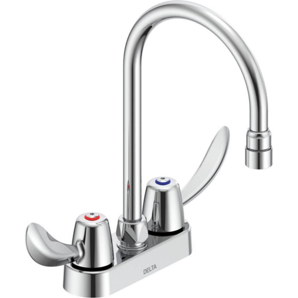 Commercial 27C4 / 27C5 / 27C6: Two Handle 4&apos;&apos; Deck Mount Faucet