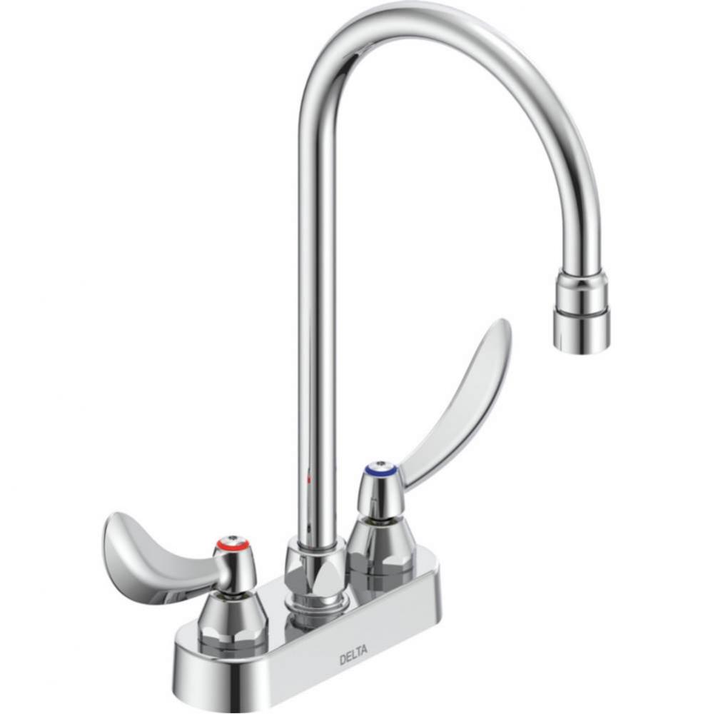 Commercial 27C4 / 27C5 / 27C6: Two Handle 4&apos;&apos; Deck Mount Faucet