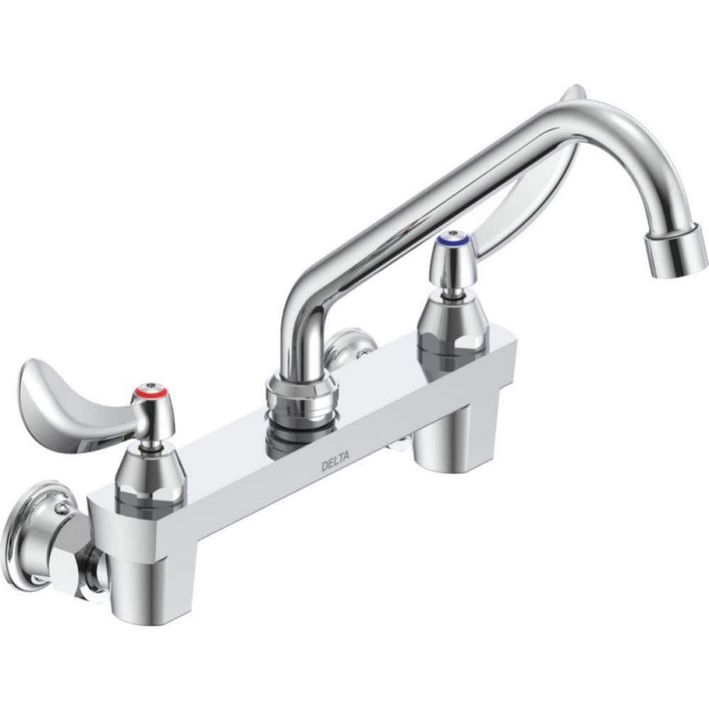 Commercial 28C3 / 28C4 / 28C6: Two Handle 8&apos;&apos; Wall Mount Service Sink Faucet