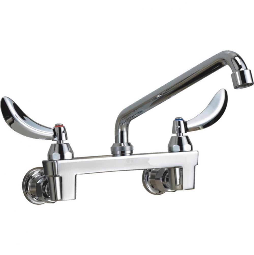 Commercial 28C3 / 28C4 / 28C6: Two Handle 8&apos;&apos; Wall Mount Service Sink Faucet