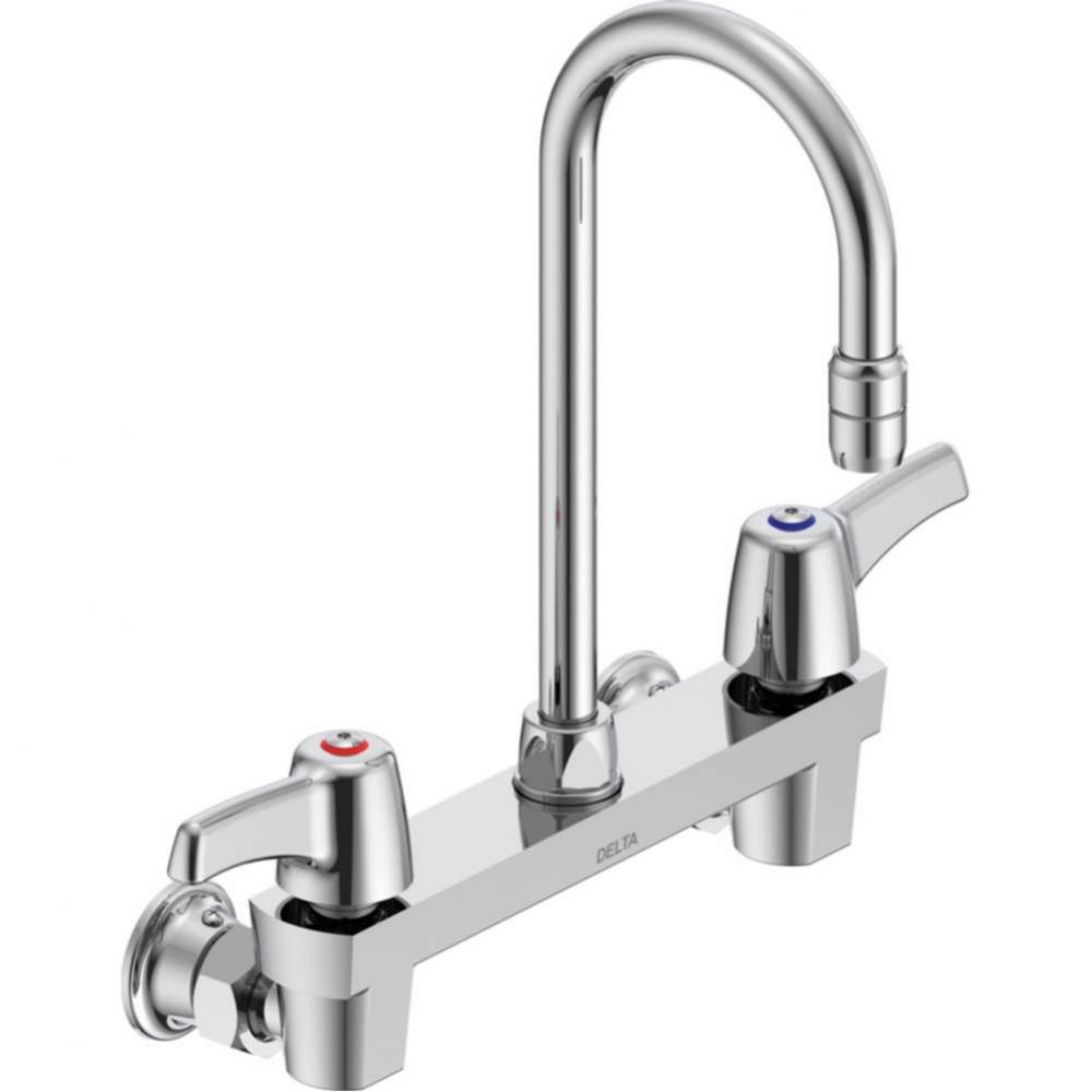 Commercial 28C3 / 28C4 / 28C6: Two Handle 8&apos;&apos; Wall Mount Service Sink Faucet