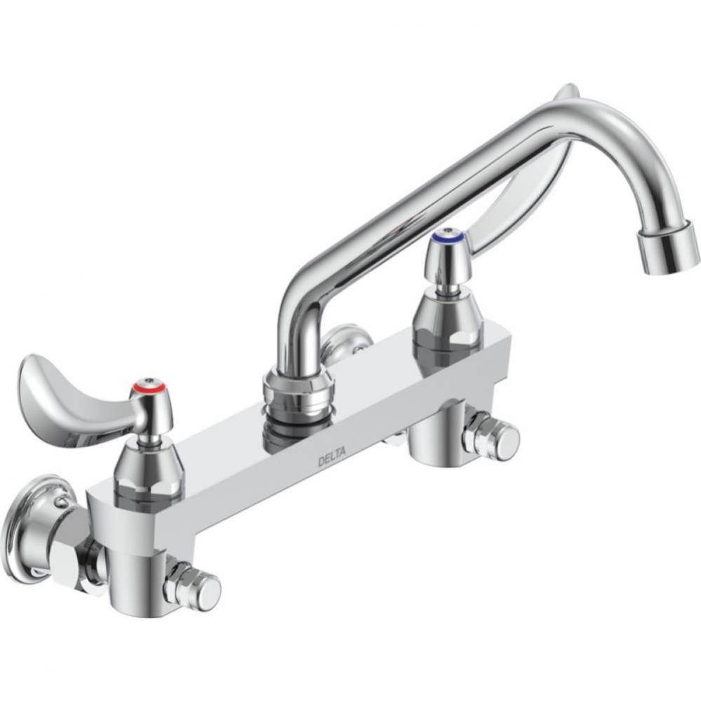 Commercial 28C3 / 28C4 / 28C6: Two Handle 8&apos;&apos; Wall Mount Service Sink Faucet