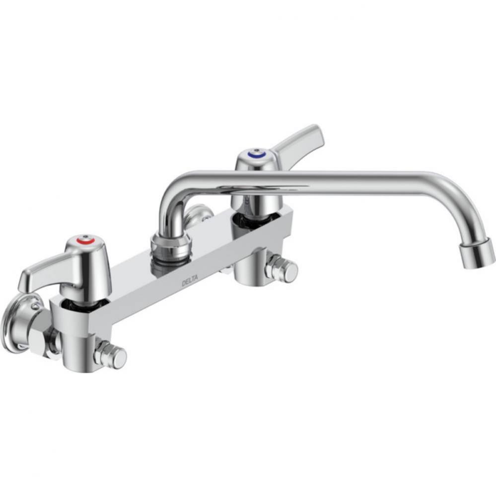 Commercial 28C3 / 28C4 / 28C6: Two Handle 8&apos;&apos; Wall Mount Service Sink Faucet