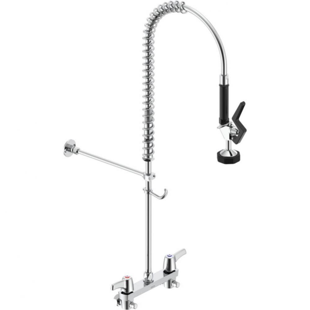 Commercial 55C: Pre-Rinse 8&apos;&apos; Wall Mount Faucet