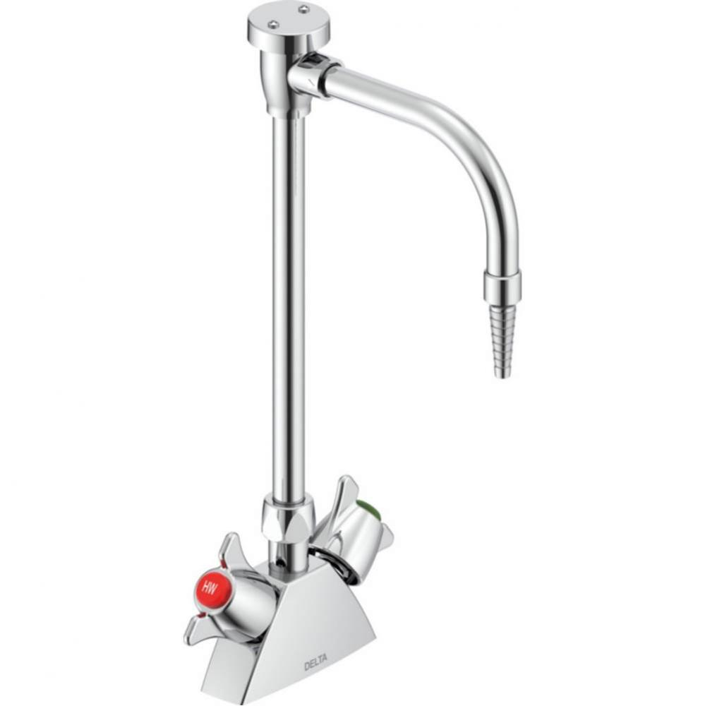 Commercial W67 Series Mixing Faucet: Two Handle 2 3/4&apos;&apos; Deck Mount Laboratory Mixing Fau