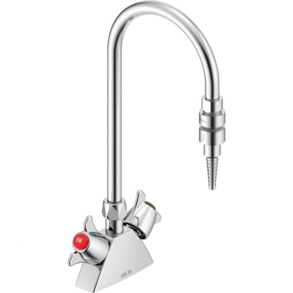 Commercial W67 Series Mixing Faucet: Two Handle 2 3/4&apos;&apos; Deck Mount Laboratory Mixing Fau