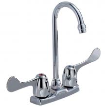 Delta Commercial 2171LF-WBHHDF - Commercial HDF®: Two Handle Blade Bar / Prep Faucet