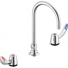 Delta Commercial 23C672-R4TI - Commercial 23C6: TWO HANDLE WIDESPREAD Bathroom FAUCET