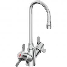 Delta Commercial 25C3847 - Commercial 25C3: Two Handle Single Shank Mixing Faucet