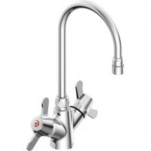 Delta Commercial 25C3927 - Commercial 25C3: Two Handle Single Shank Mixing Faucet