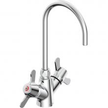 Delta Commercial 25C3977 - Commercial 25C3: Two Handle Single Shank Mixing Faucet