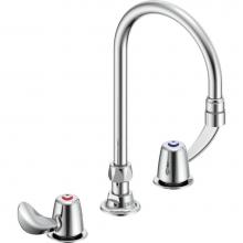 Delta Commercial 27C2942 - Commercial 27C1 / 27C2: Two Handle 8'' Below Deck Mount Faucet