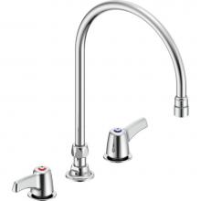 Delta Commercial 27C2943-R7 - Commercial 27C1 / 27C2: Two Handle 8'' Below Deck Mount Faucet