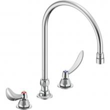 Delta Commercial 27C2944-R7 - Commercial 27C1 / 27C2: Two Handle 8'' Below Deck Mount Faucet