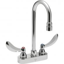 Delta Commercial 27C4834 - Commercial 27C4 / 27C5 / 27C6: Two Handle 4'' Deck Mount Faucet