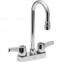 Delta Commercial 27C4853 - Commercial 27C4 / 27C5 / 27C6: Two Handle 4'' Deck Mount Faucet