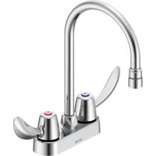 Delta Commercial 27C4932 - Commercial 27C4 / 27C5 / 27C6: Two Handle 4'' Deck Mount Faucet