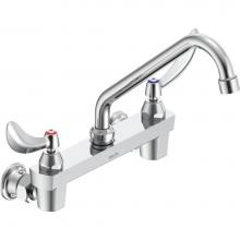 Delta Commercial 28C4224 - Commercial 28C3 / 28C4 / 28C6: Two Handle 8'' Wall Mount Service Sink Faucet