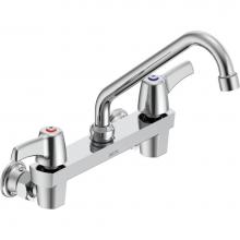 Delta Commercial 28C4243 - Commercial 28C3 / 28C4 / 28C6: Two Handle 8'' Wall Mount Service Sink Faucet