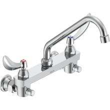 Delta Commercial 28C6224 - Commercial 28C3 / 28C4 / 28C6: Two Handle 8'' Wall Mount Service Sink Faucet