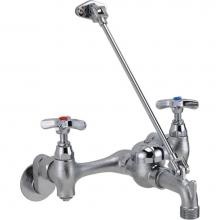 Delta Commercial 28T9-AC - Commercial 28C / T9: Two Handle 8'' Wall Mount Service Sink Faucet