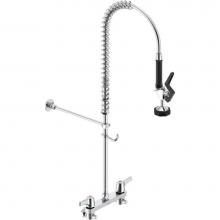 Delta Commercial 55C1513 - Commercial 55C: Pre-Rinse 8'' Wall Mount Faucet