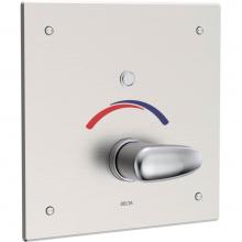 Delta Commercial 861T107 - Commercial 860T: Electronic Shower Trim with Push Button Activator- Battery