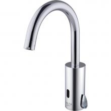 Delta Commercial DEMD-211-15LF - Commercial DEMD: Battery Operated Electronic Faucet with Above Deck Mixer