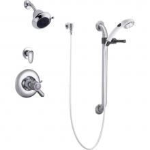 Delta Commercial T17TH325 - Commercial T17TH: Universal Dual Shower Trim, Diverter, Hand Shower, and Grab Bar