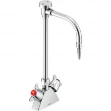 Delta Commercial W6700-10 - Commercial W67 Series Mixing Faucet: Two Handle 2 3/4'' Deck Mount Laboratory Mixing Fau