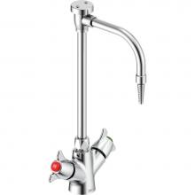 Delta Commercial W6760-10 - Commercial W67 Series Mixing Faucet: Two Handle Deck Mount Single Shank Laboratory Mixing Faucet