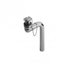 Delta Commercial 33T295 - Commercial 33T: 1 1/4'' Offset Bathroom Drain with Chain and Stopper