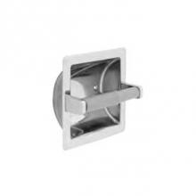 Delta Commercial 45070 - Commercial Other: Recessed Toilet Tissue Holder with Plastic Roller