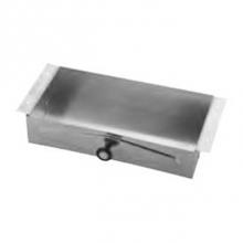 Delta Commercial 46090 - Commercial Other: Steel Recessed Vanity Tissue Cabinet Galvanized