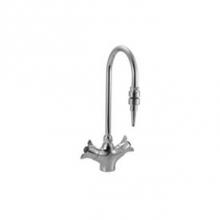 Delta Commercial W6760 - Commercial W67 Series Mixing Faucet: Two Handle Deck Mount Single Shank Laboratory Mixing Faucet