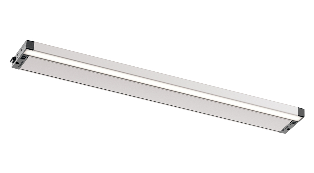 6U 30&#34; 2700K/3000K LED Cabinet Light Textured Nickel