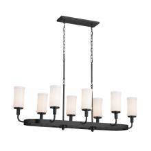 Kichler 52453BKT - Linear Chandelier 8Lt