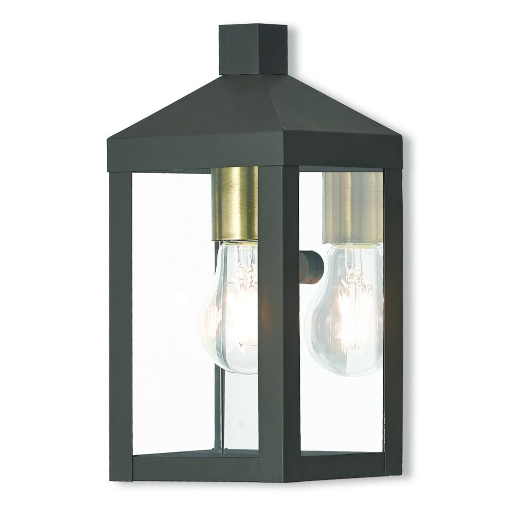 1 Lt BZ Outdoor Wall Lantern