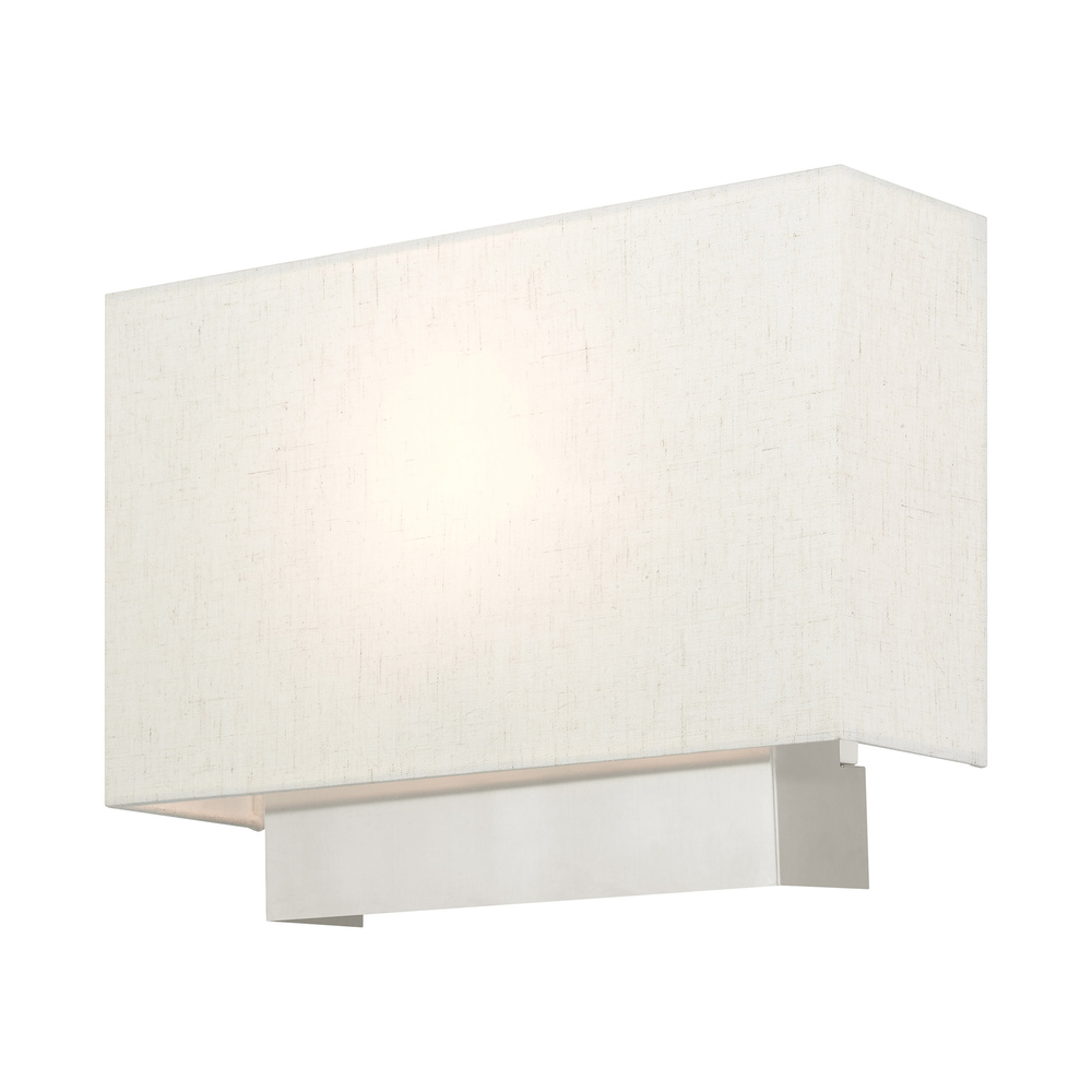 1 Lt Brushed Nickel ADA Sconce