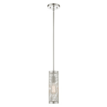 Livex Lighting 46211-91 - 1 Lt Brushed Nickel Pendant