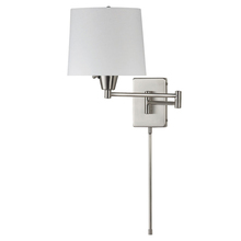 Dainolite DWL80DD-SC - Swing Arm Wall Lamp White Shade