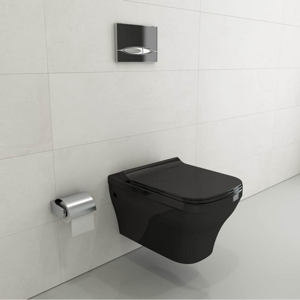 Firenze Wall-Hung Toilet Bowl in Black