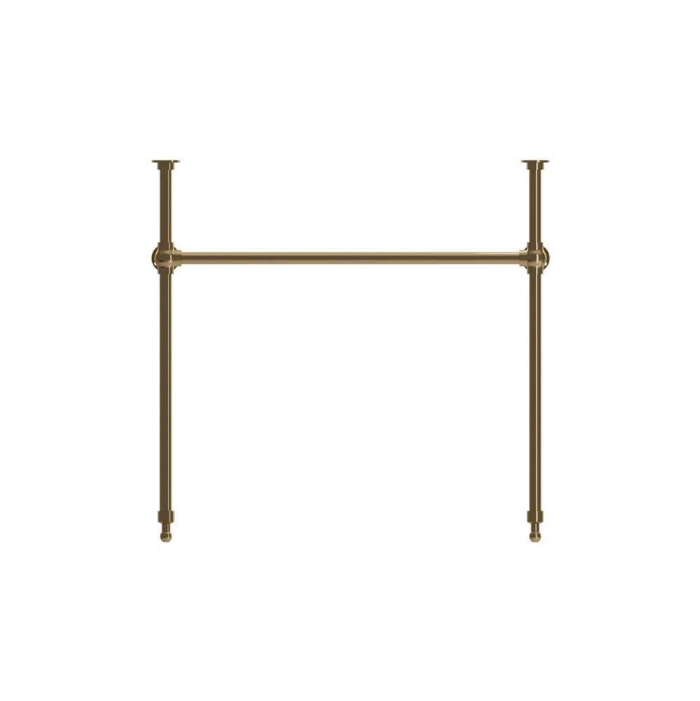 Metal Console Leg Set in Matte Gold