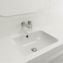 BOCCHI 1006-002-0125 - Scala Undermount Sink Fireclay 21.75 in. with Overflow in Matte White