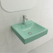 BOCCHI 1076-033-0126 - Scala Arch Wall-Mounted Sink Fireclay 19 in. 1-Hole in Matte Mint Green